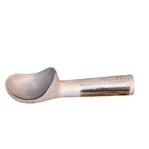 Zeroll 10 Original Ice Cream Scoop Aluminum Heat Conductive Handle Brown Cap